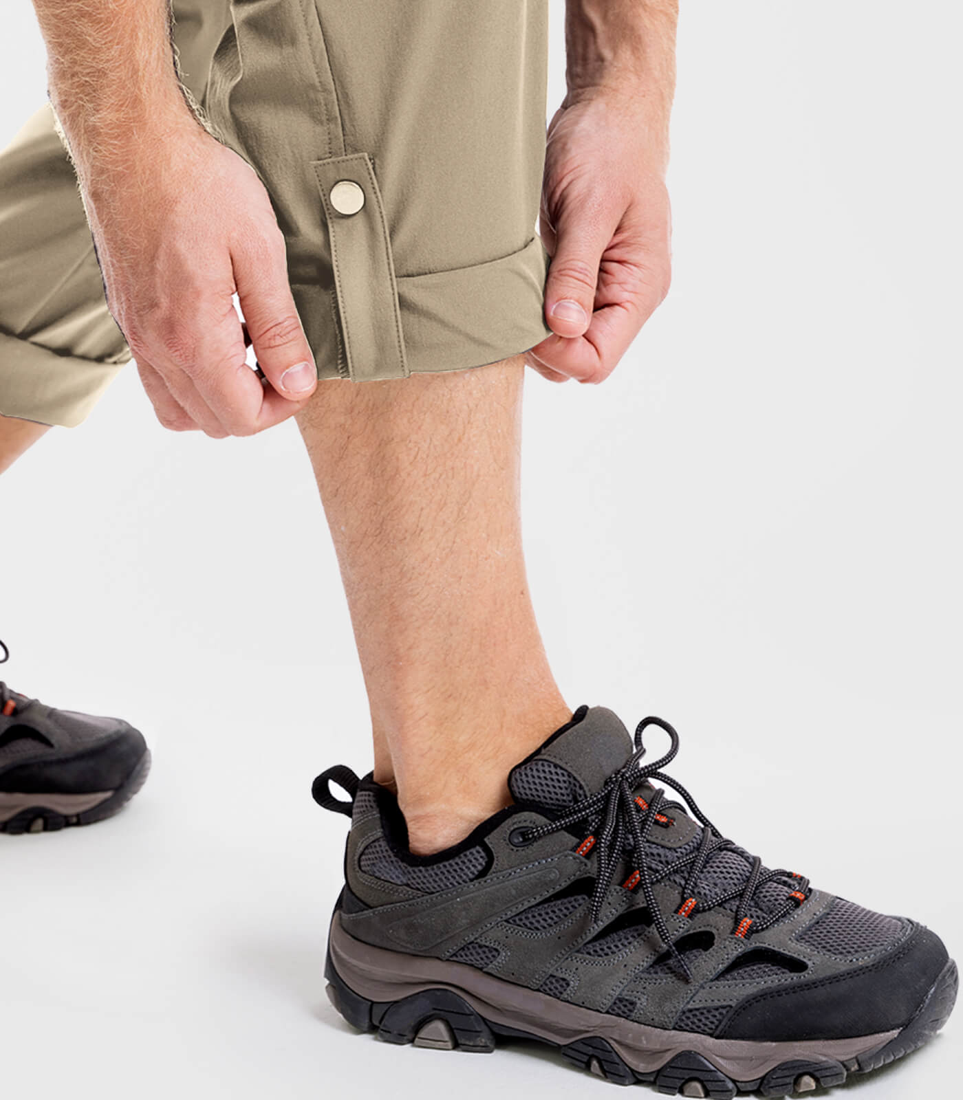 Men's Hiking Cargo Pants Waterproof Quick Dry 7 Pockets - HikerFlex M034