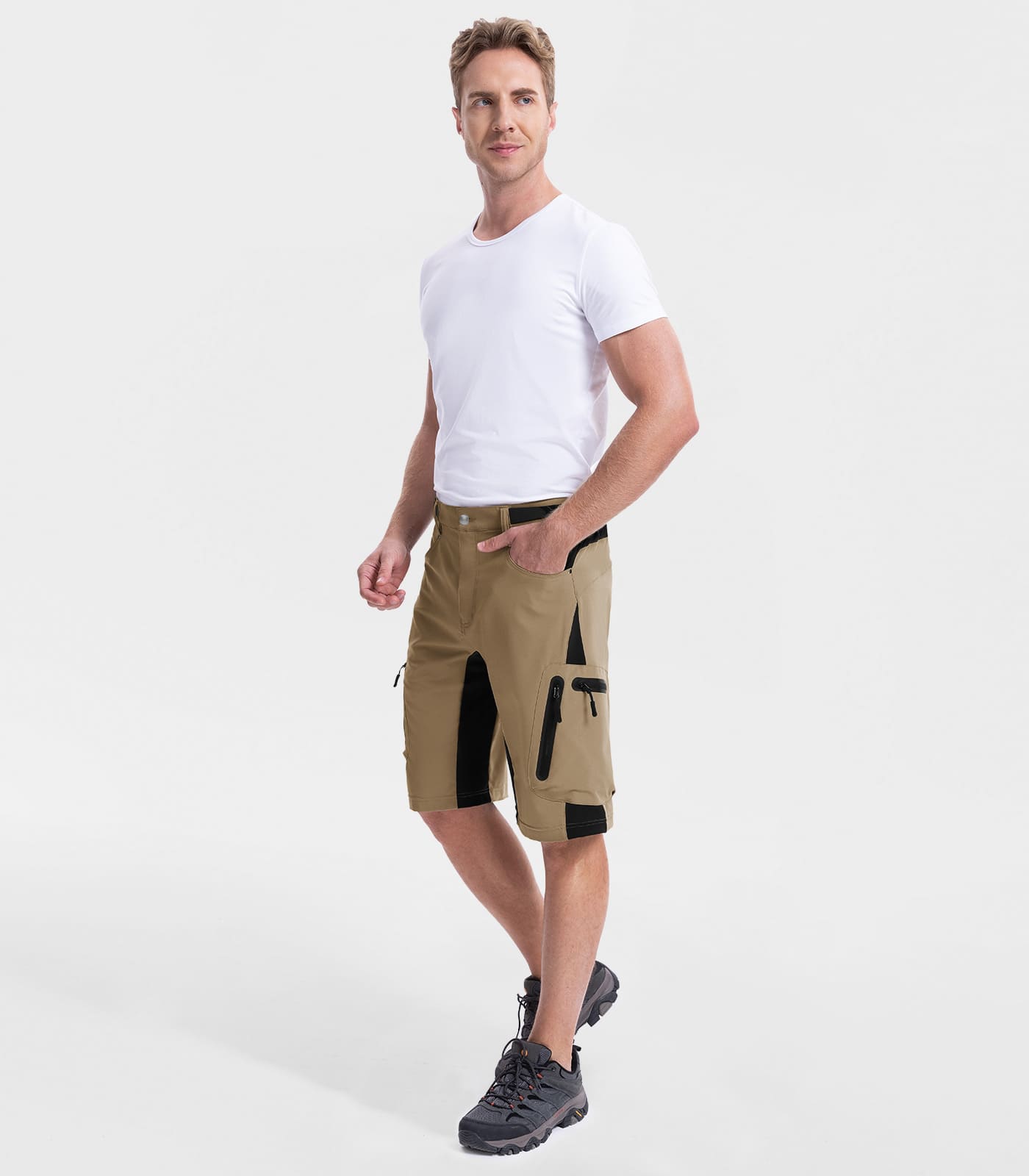Men's Hiking Cargo Shorts - TrailPioneer M001