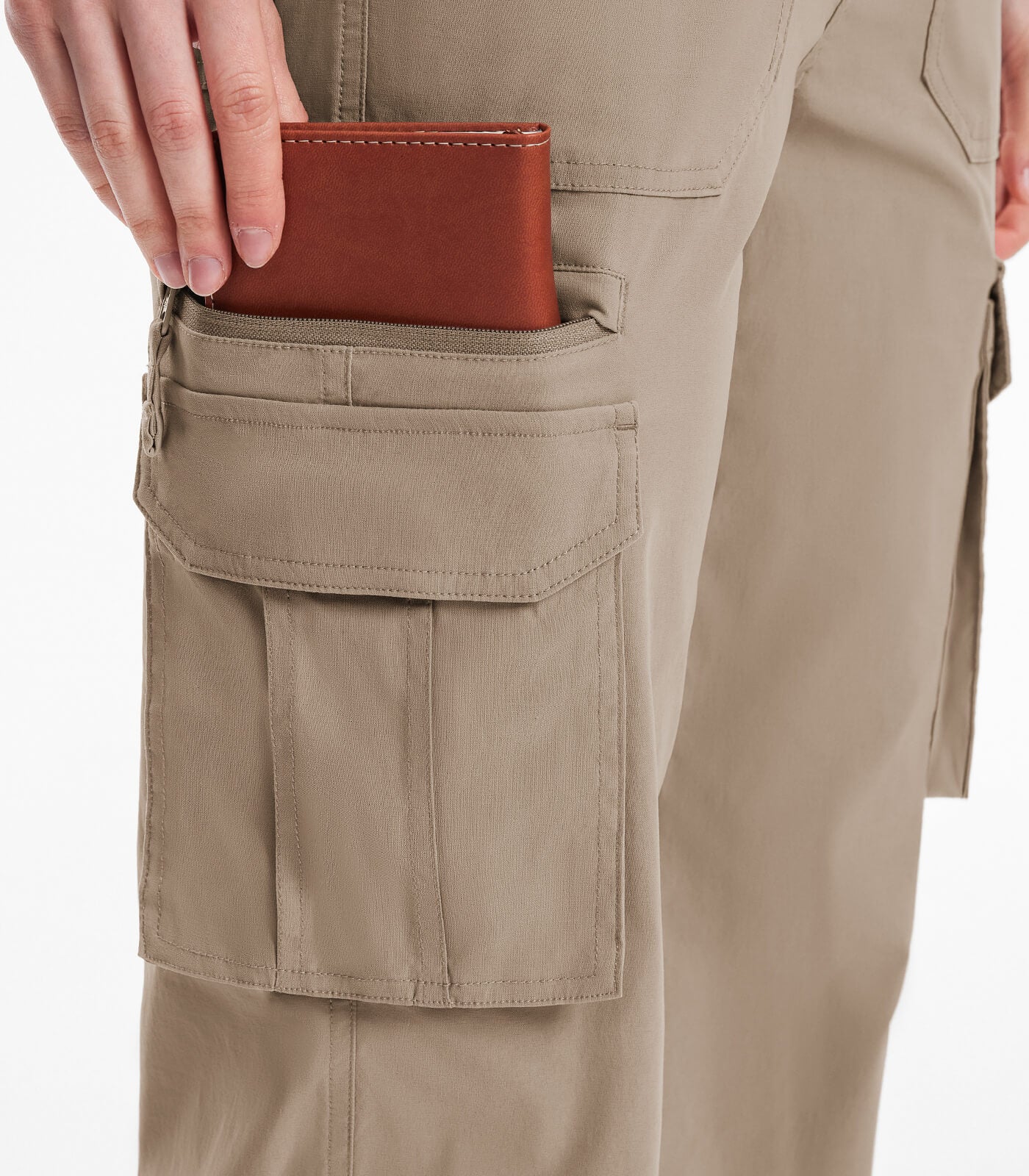 Women's Cargo Hiking Pants High Waisted - HikerFlex W037