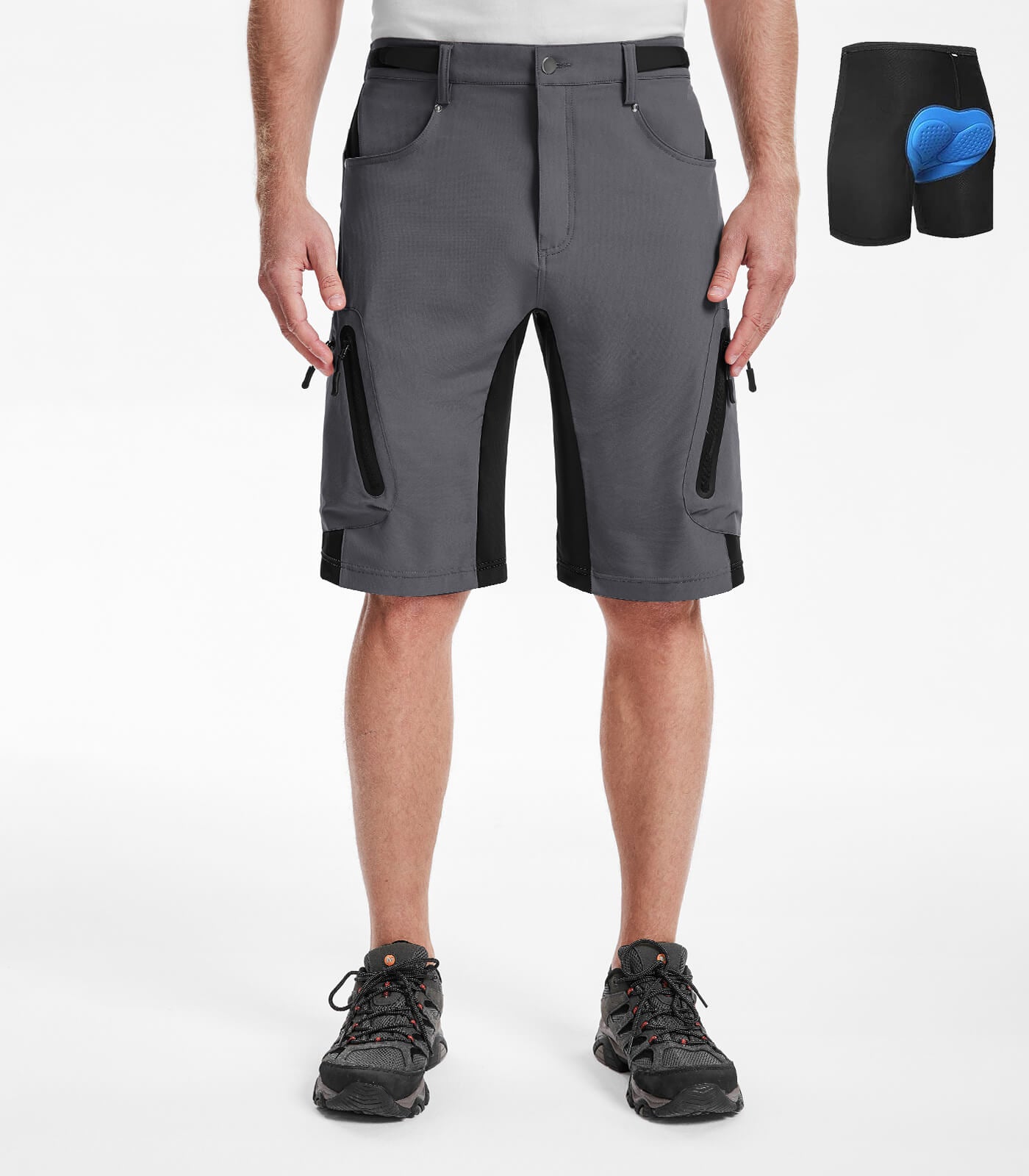 Men's Padded Mountain Bike Shorts - CycleAir M001