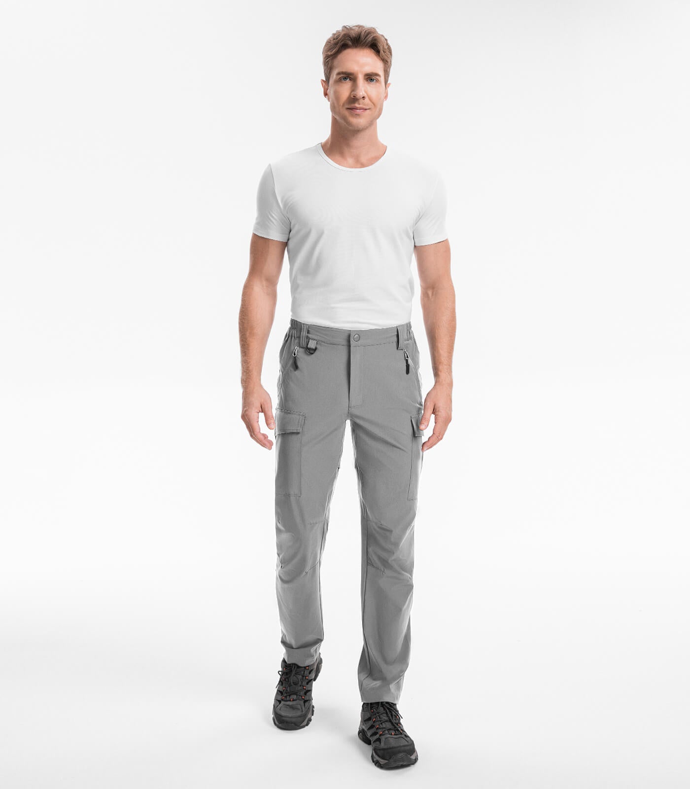 Men's Hiking Cargo Pants Water-Resistant Quick Dry - HikerFlex M033