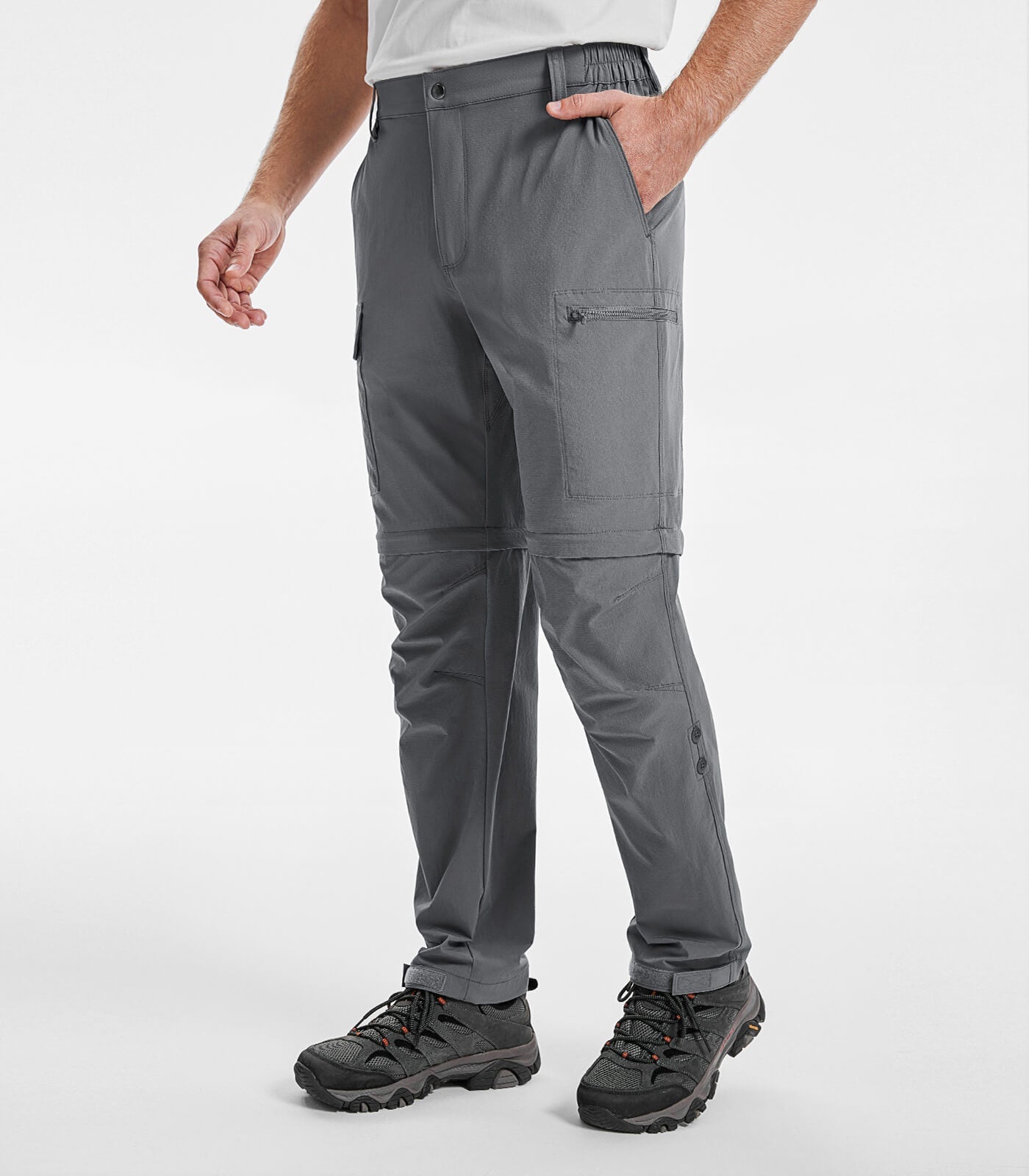 Men's Convertible Hiking Pants Quick Dry Cargo Pants - HikerFlex M015