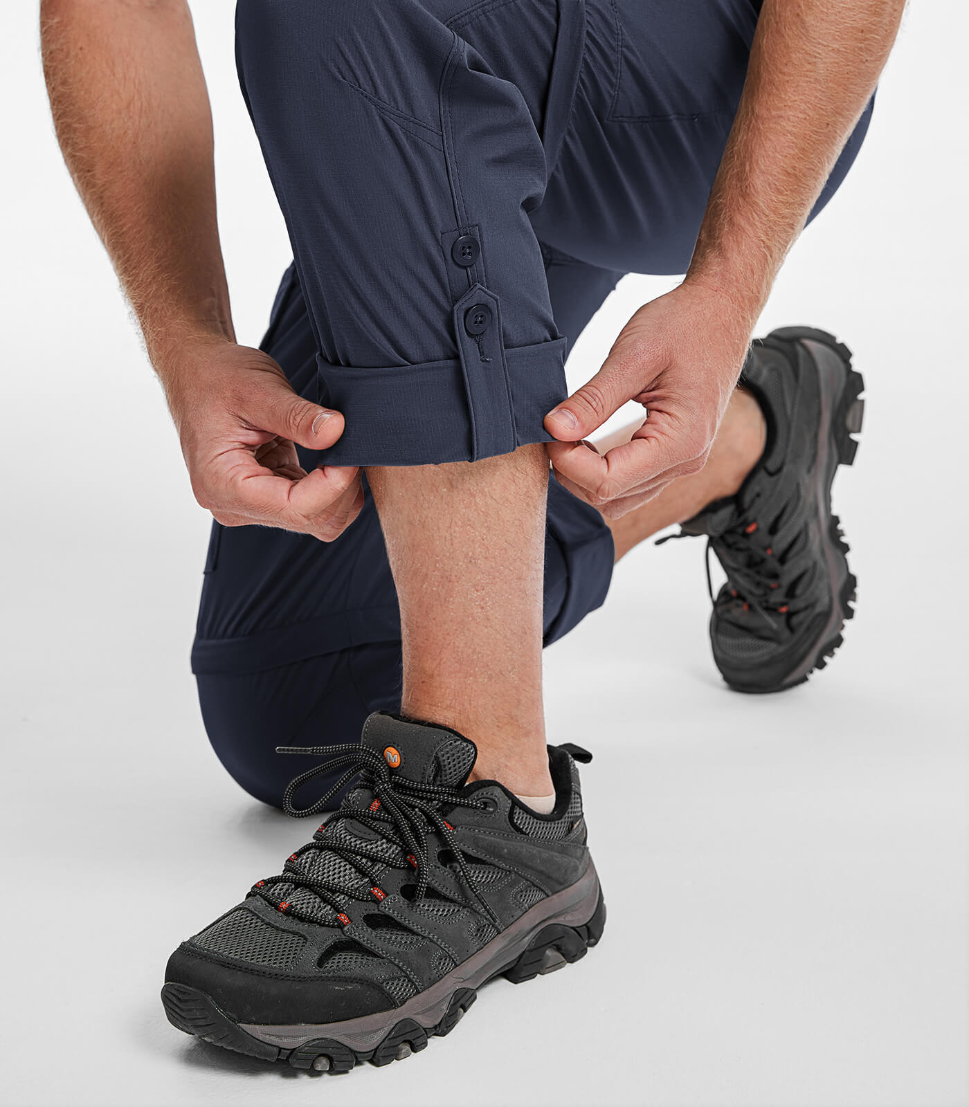 Men's Convertible Hiking Pants Quick Dry Cargo Pants - HikerFlex M015