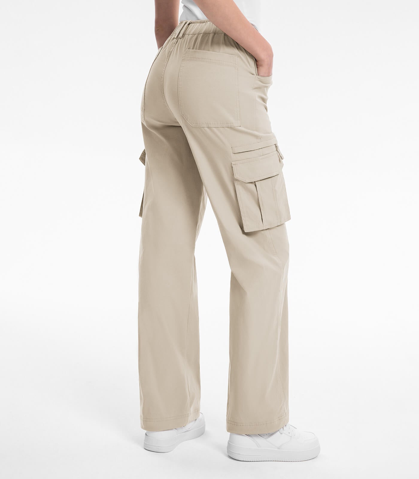 Women's Cargo Hiking Pants High Waisted - HikerFlex W037