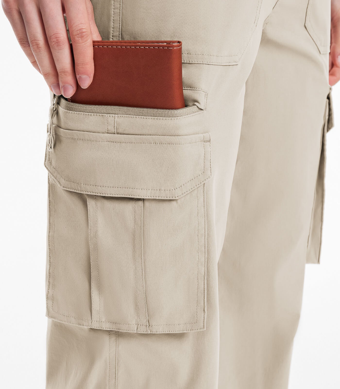 Women's Cargo Hiking Pants High Waisted - HikerFlex W037