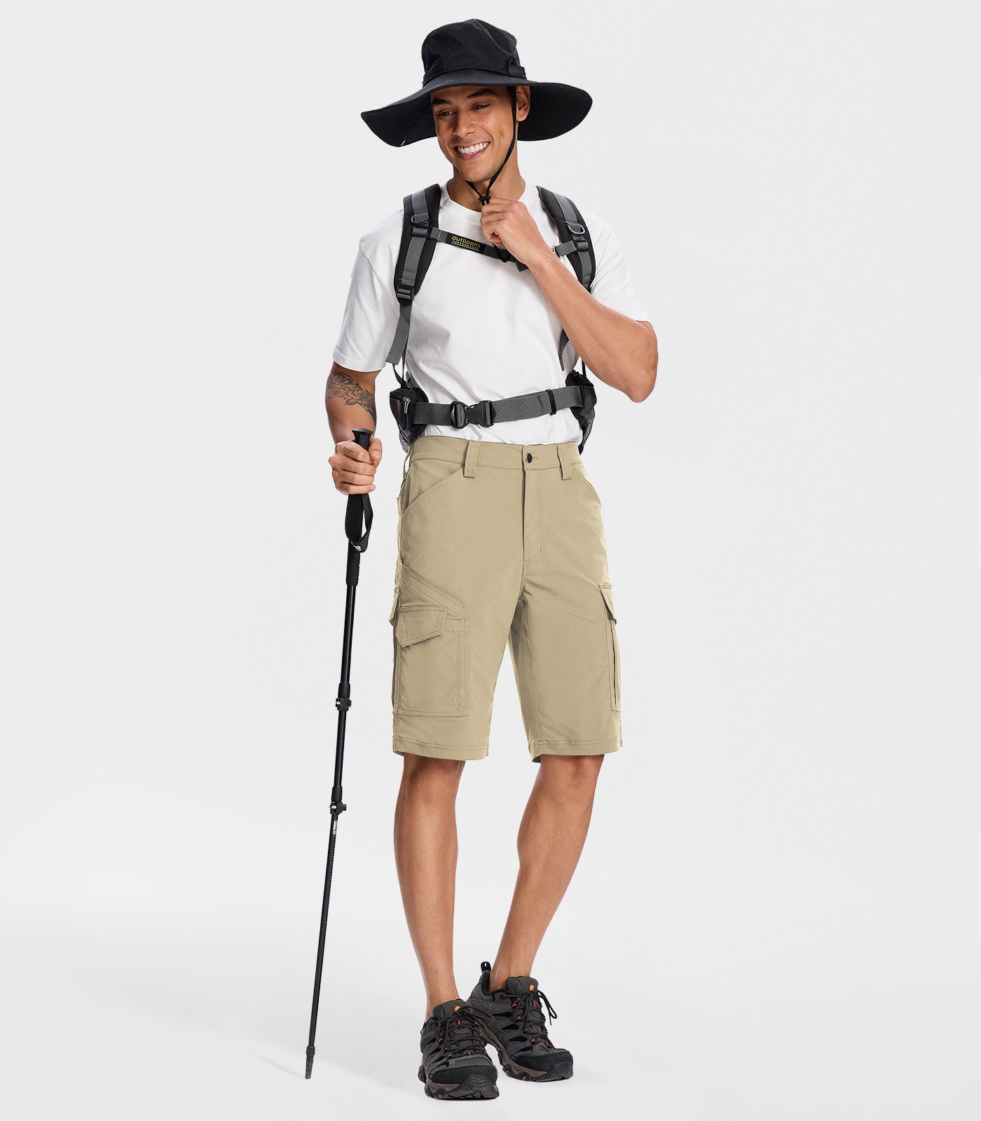 Men's Cargo Hiking Shorts - TrailPioneer M043