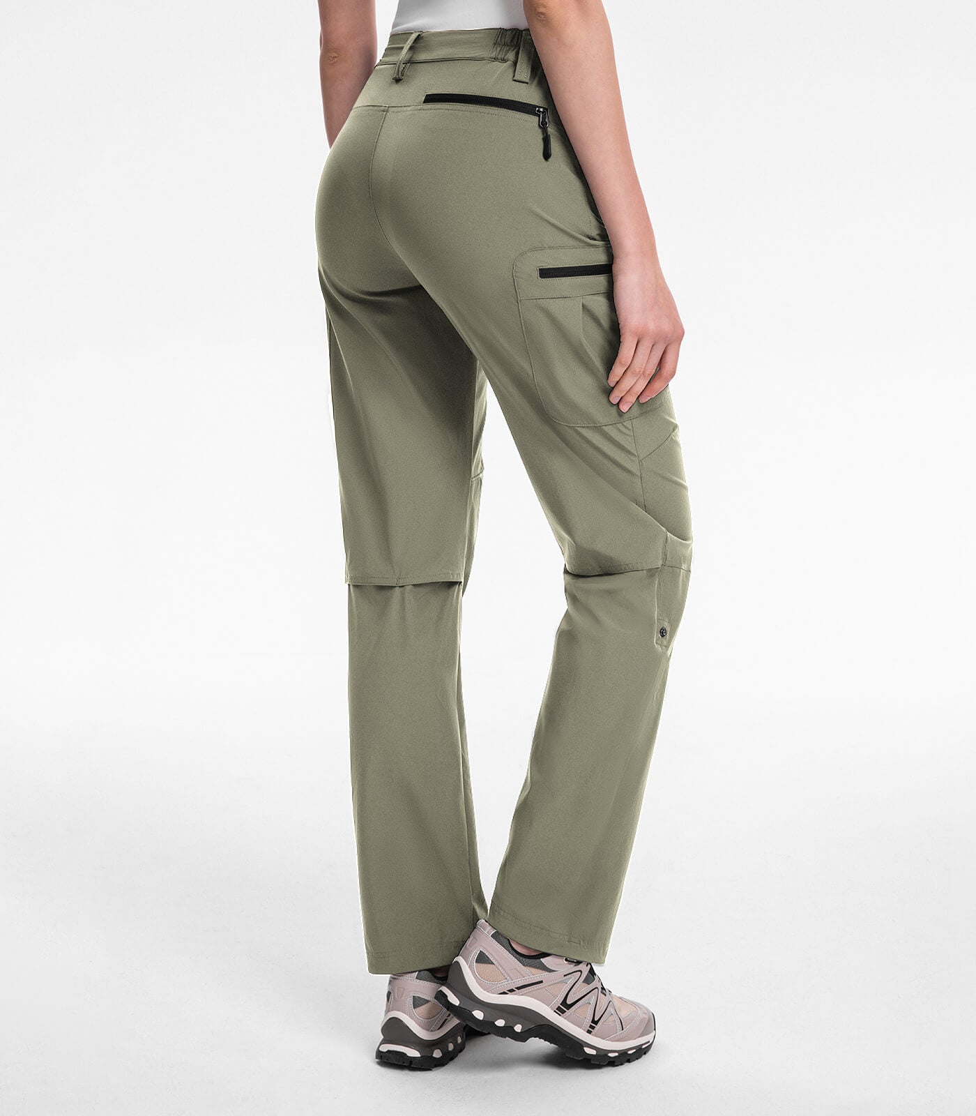 Women's Hiking Pants Cargo Quick-Dry Stretch Lightweight - HikerFlex W022