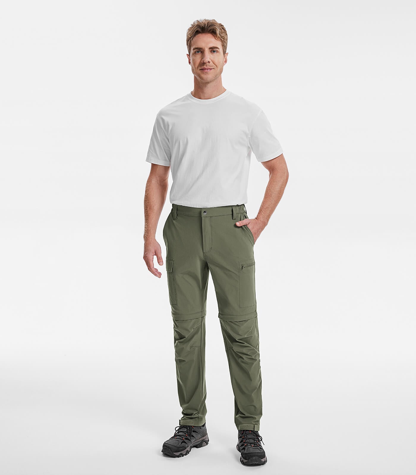Men's Convertible Hiking Pants Quick Dry Cargo Pants - HikerFlex M015