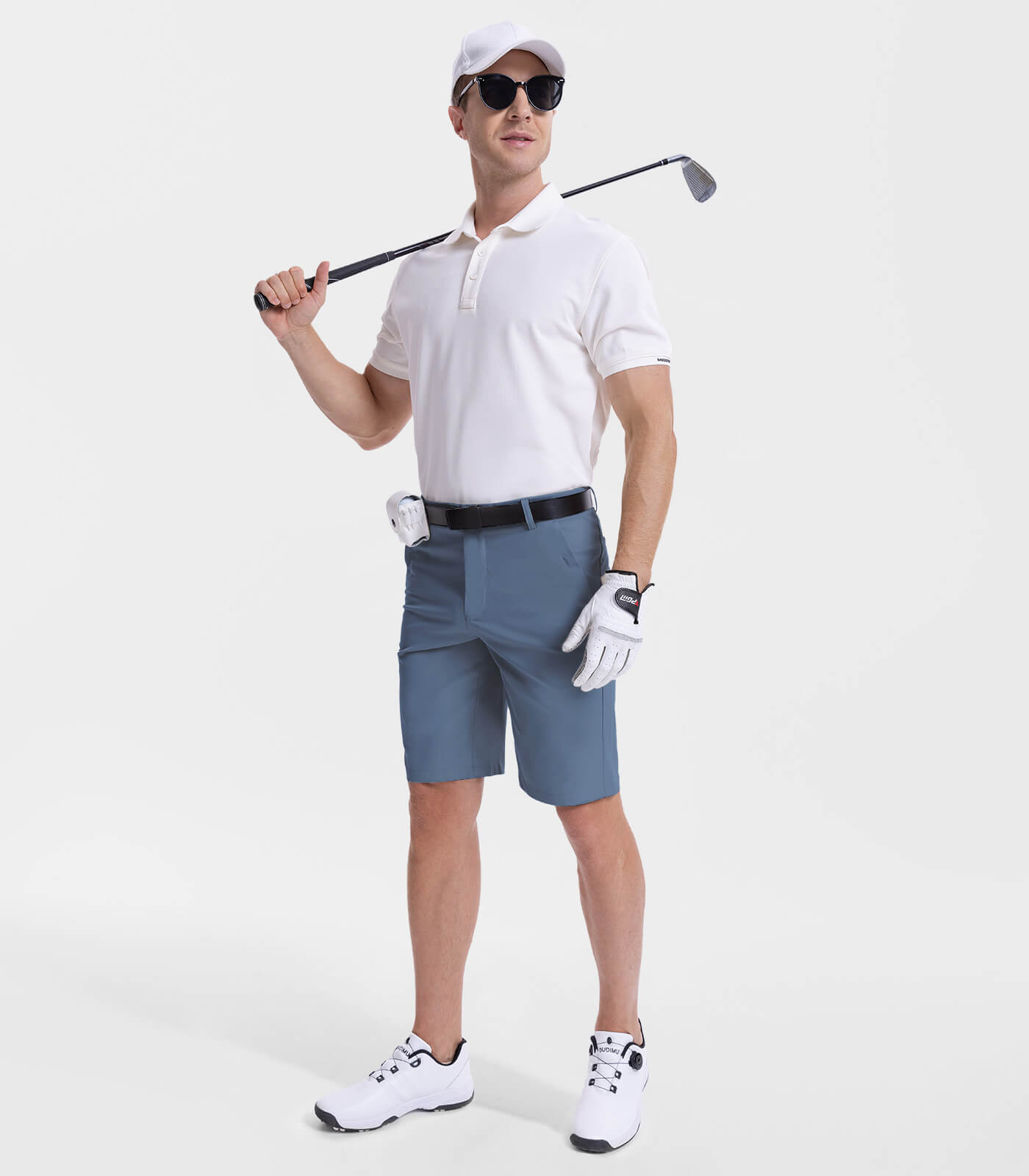 Men's Golf Dress Casual Shorts 7" 10" Quick Dry - SwingLuxe M032