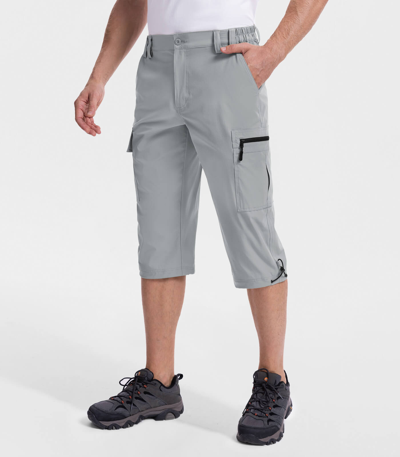 Men's 3/4 Short Bermuda Cargo Outdoor Capris - TrailPioneer M031