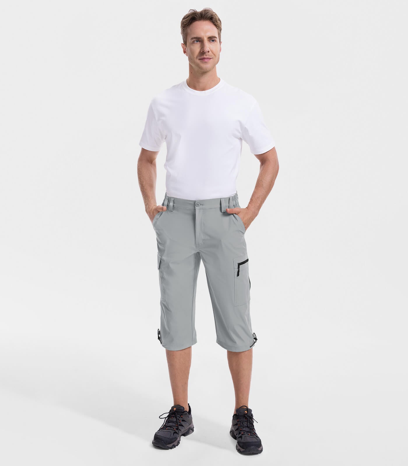 Men's 3/4 Short Bermuda Cargo Outdoor Capris - TrailPioneer M031