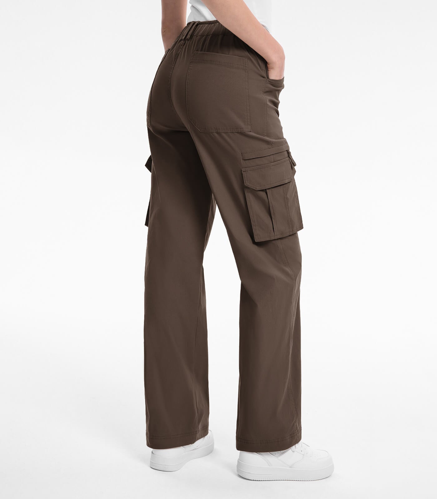 Women's Cargo Hiking Pants High Waisted - HikerFlex W037
