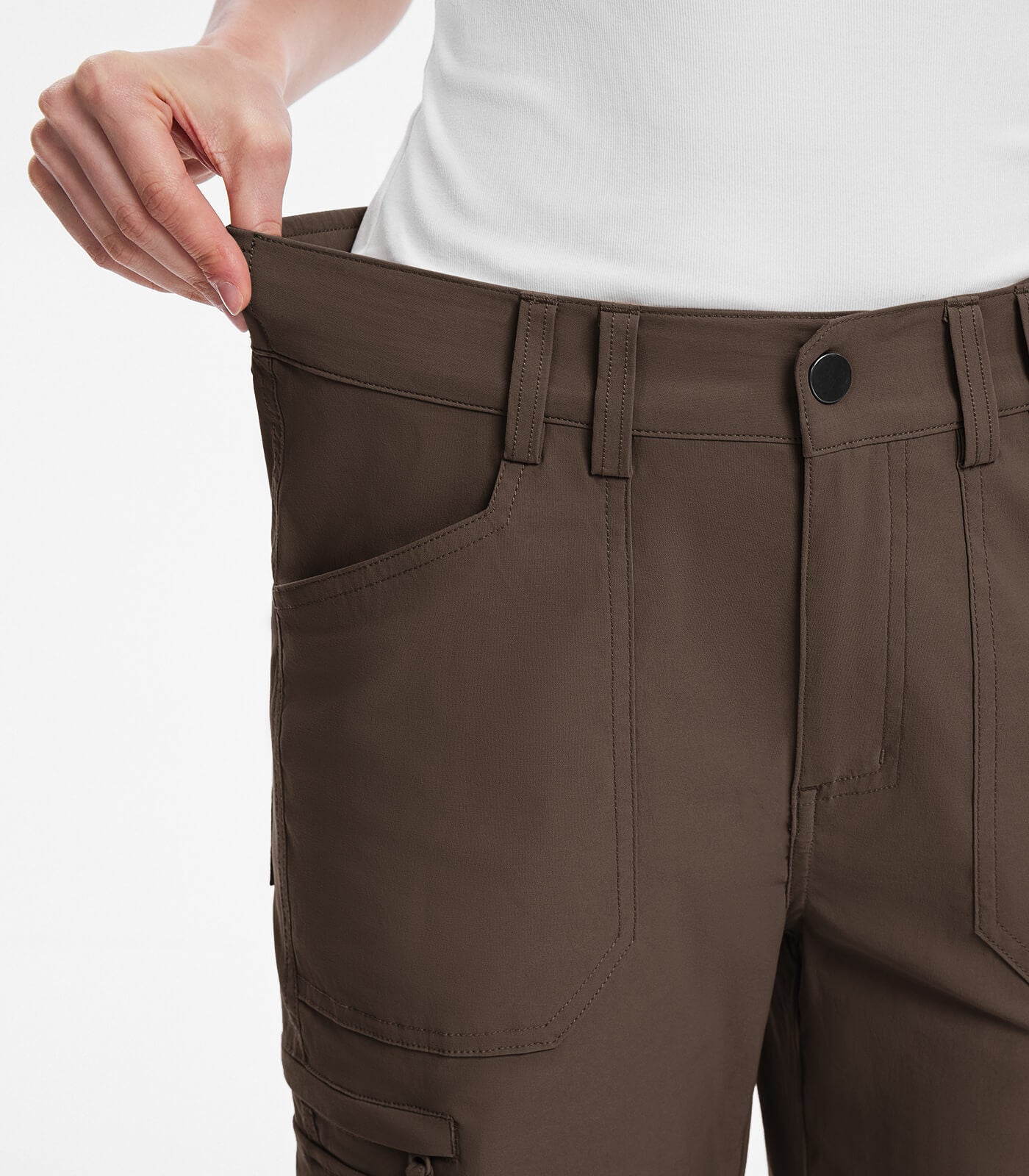 Women's Cargo Hiking Pants High Waisted - HikerFlex W037