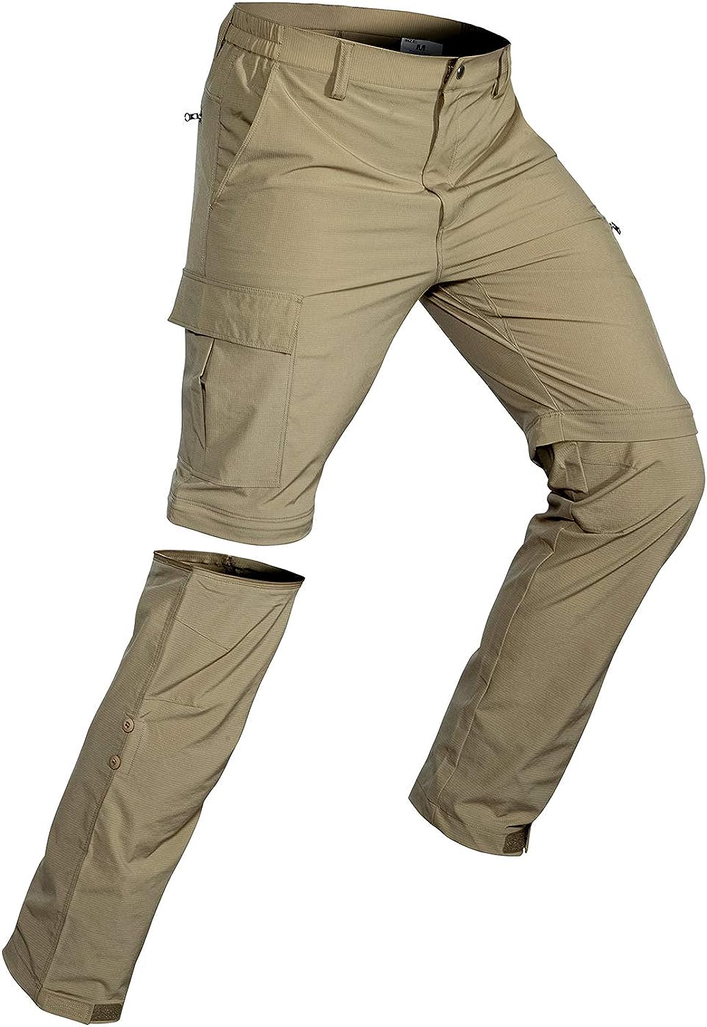 Men's Convertible Hiking Pants Quick Dry Lightweight Zip Off Pants