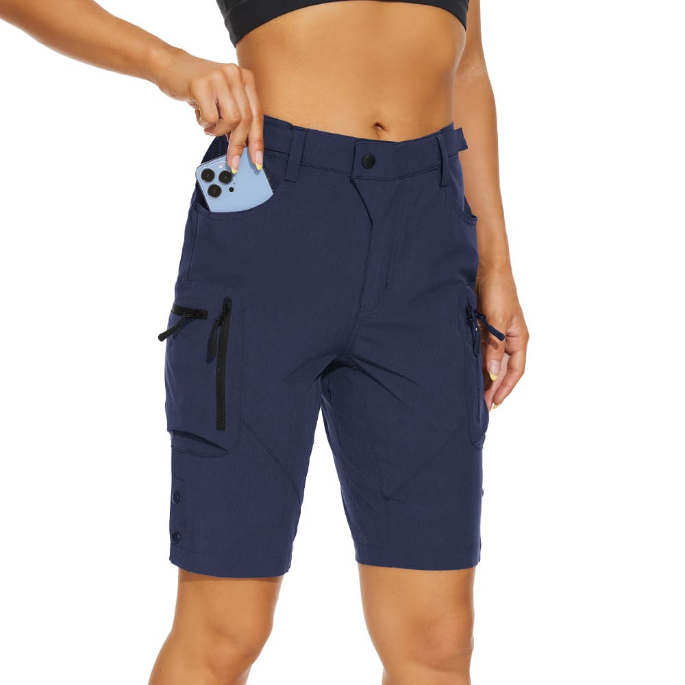 Women's Padded MTB Shorts with Pockets 06
