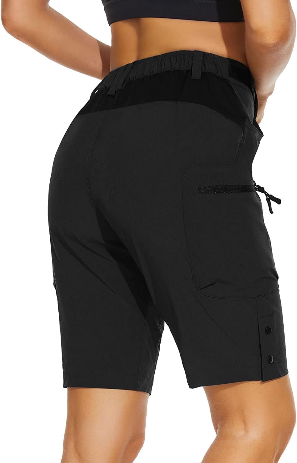 Moosehill Women's-Mountain-Bike-Shorts-MTB-Short, Cycling Padded Biking Shorts with Pocket