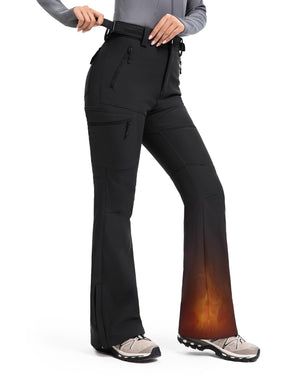 Women's Snow Ski Fleece lined Pants - SnowVenture W050