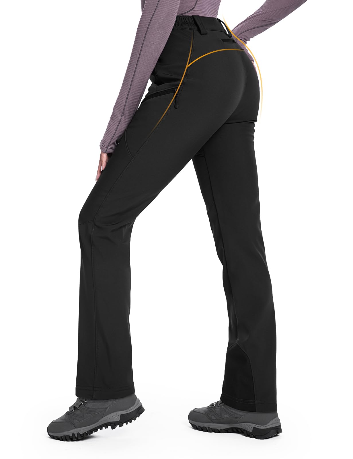 Women's Snow Ski Fleece lined Pants - SnowVenture W053