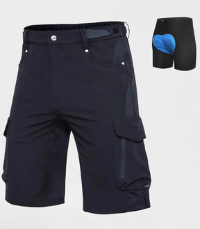 Pantalones cortos de montaña acolchados para hombres 06