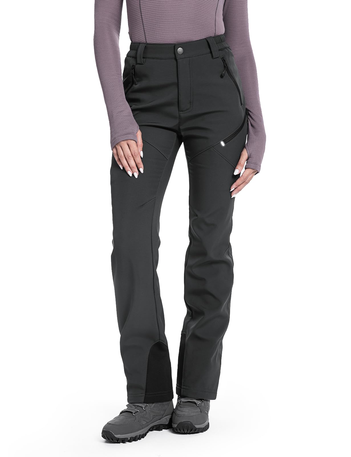 Women's Snow Ski Fleece lined Pants - SnowVenture W053