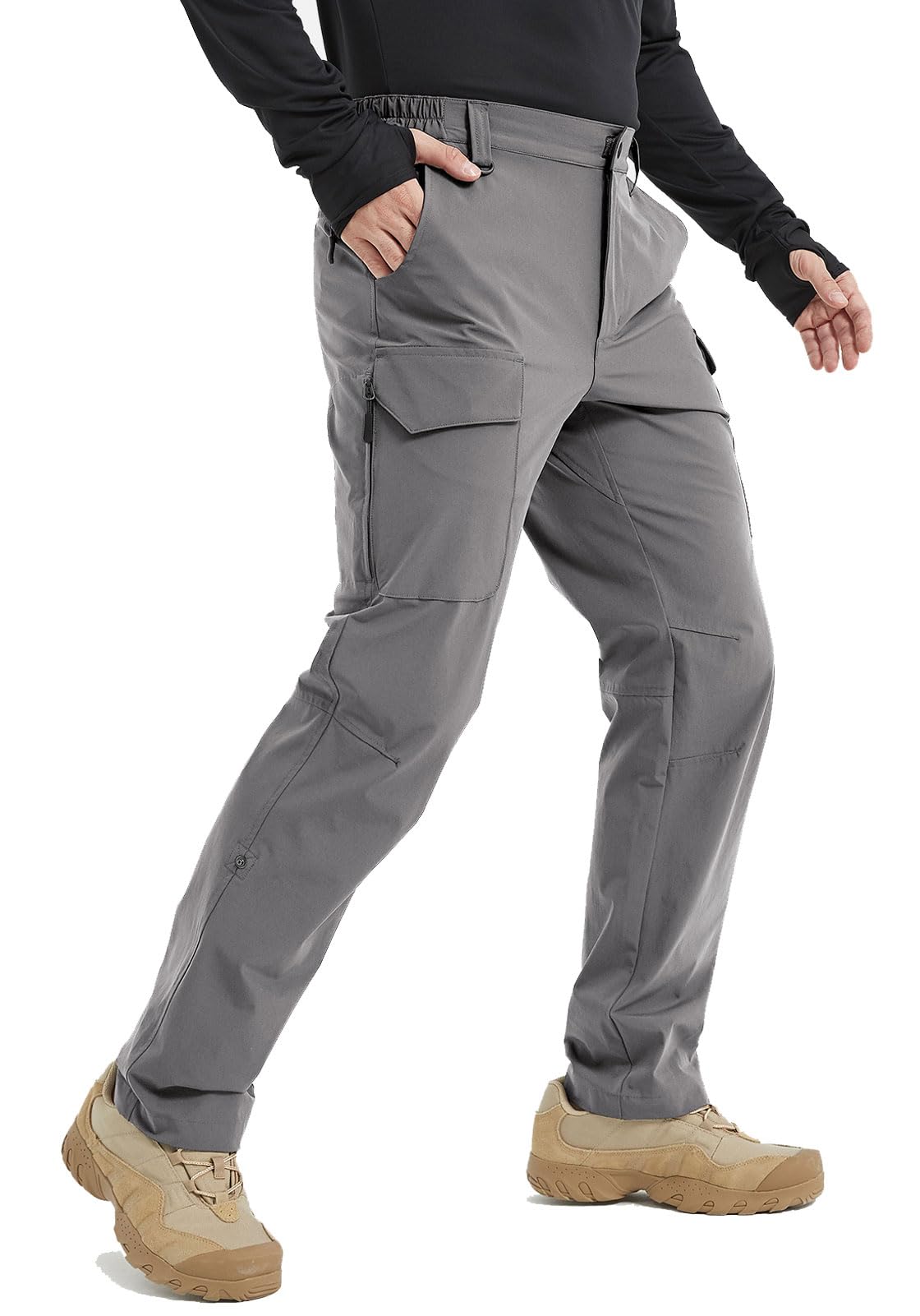 Pantalons de randonnée cargo pour hommes 34