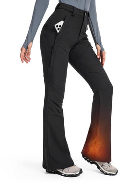 Women's Snow Ski Fleece lined Pants - SnowVenture W051