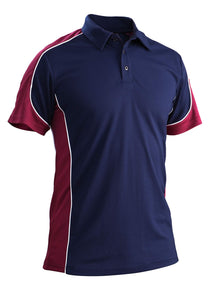 Men's Outdoor Golf Polo Short Sleeve 3 Button Quick Dry Casucal Pique Jersey Polo Shirts