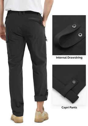 Pantalons de randonnée cargo pour hommes 34