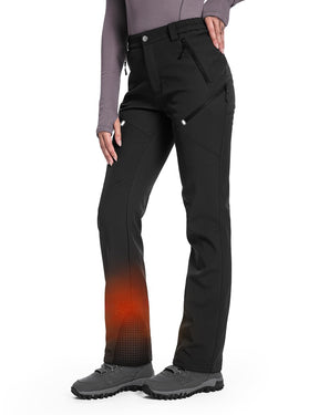 Women's Snow Ski Fleece lined Pants - SnowVenture W053