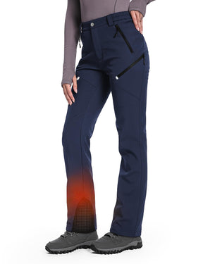 Women's Snow Ski Fleece lined Pants - SnowVenture W053