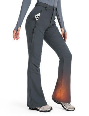 Women's Snow Ski Fleece lined Pants - SnowVenture W051