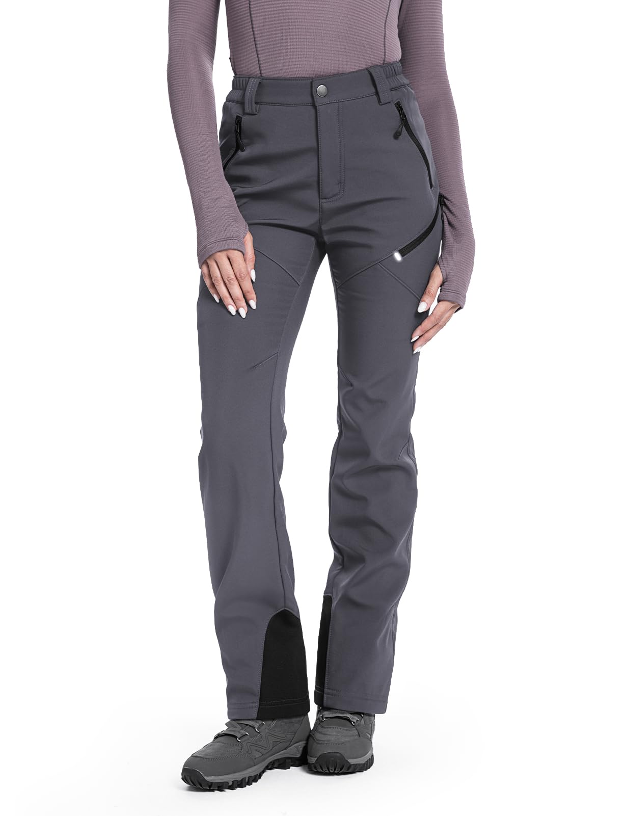 Women's Snow Ski Fleece lined Pants - SnowVenture W053
