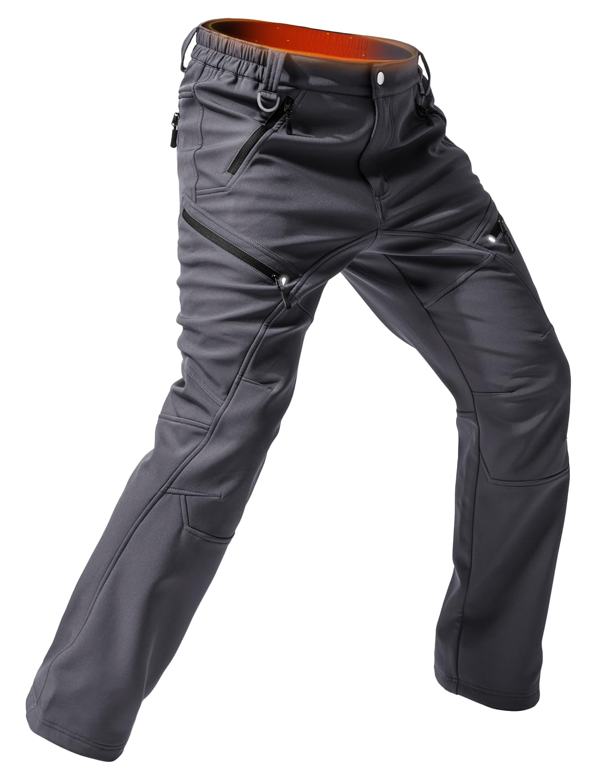 Men's Snow Ski Fleece lined Pants - SnowVenture M054
