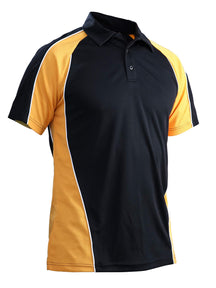 Men's Outdoor Golf Polo Short Sleeve 3 Button Quick Dry Casucal Pique Jersey Polo Shirts