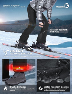 Women's Snow Ski Fleece lined Pants - SnowVenture W048
