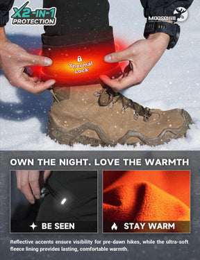 Men's Snow Ski Fleece lined Pants - SnowVenture M054