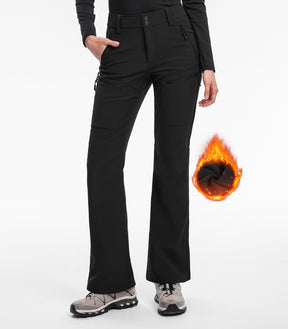 Women's Snow Ski Pants Fleece Lined Waterproof - SnowVenture W039