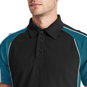 Men's Outdoor Golf Polo Short Sleeve 3 Button Quick Dry Casucal Pique Jersey Polo Shirts