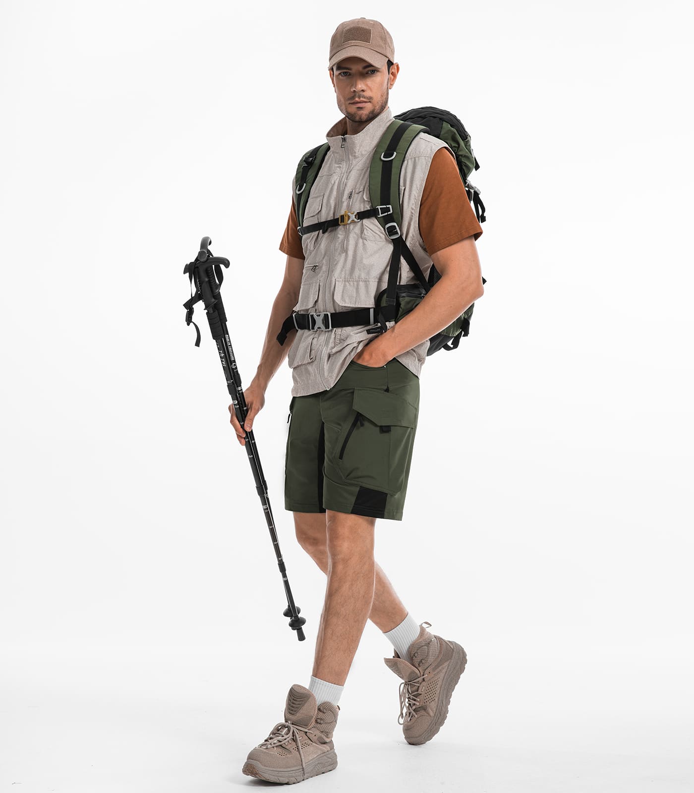 Men's Cargo Hiking Shorts - TrailPioneer M066
