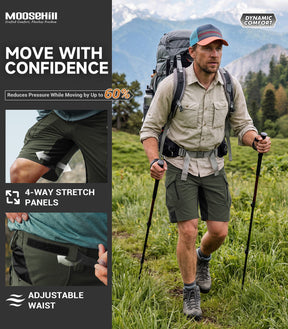 Men's Cargo Hiking Shorts - TrailPioneer M066