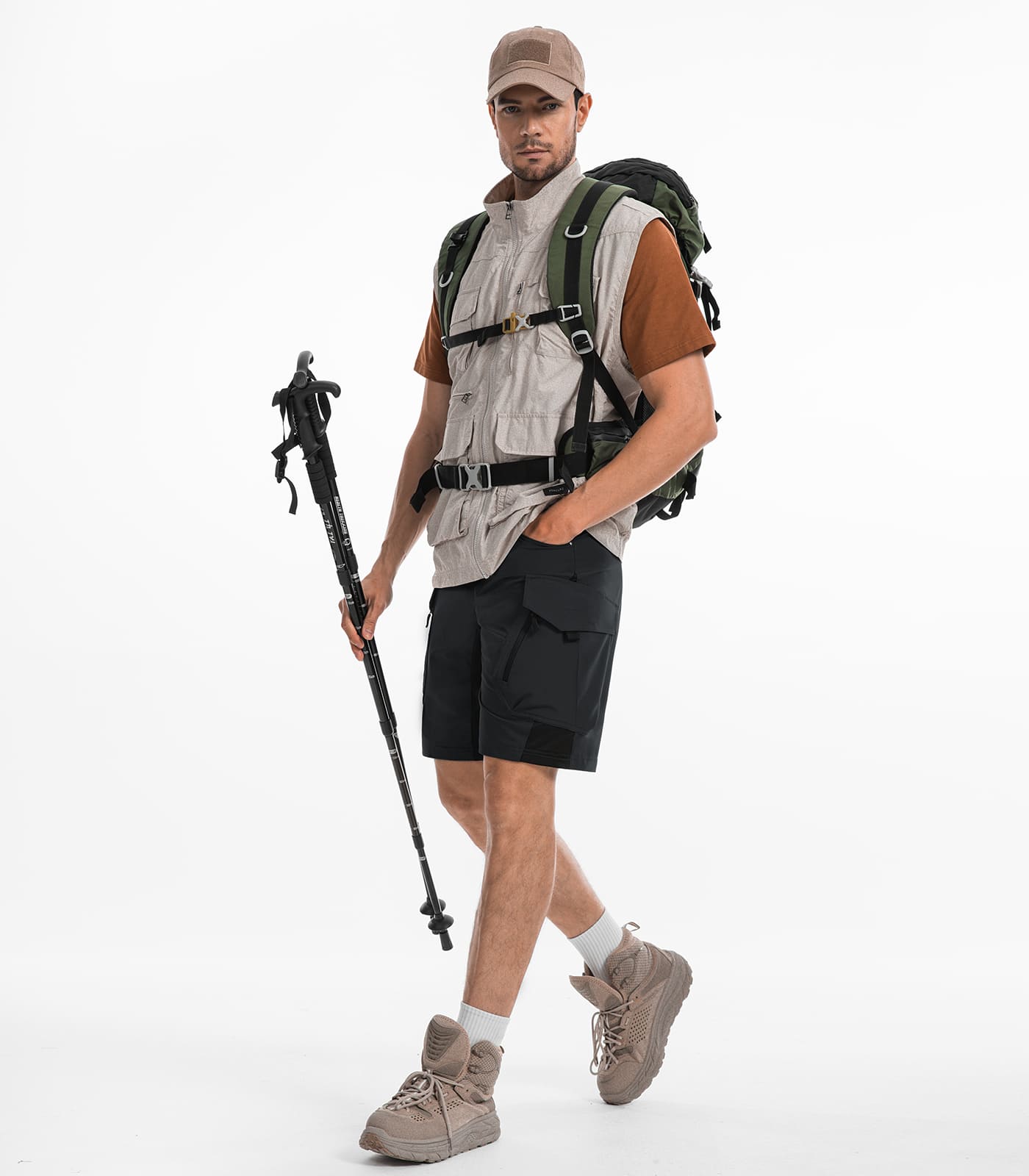 Men's Cargo Hiking Shorts - TrailPioneer M066