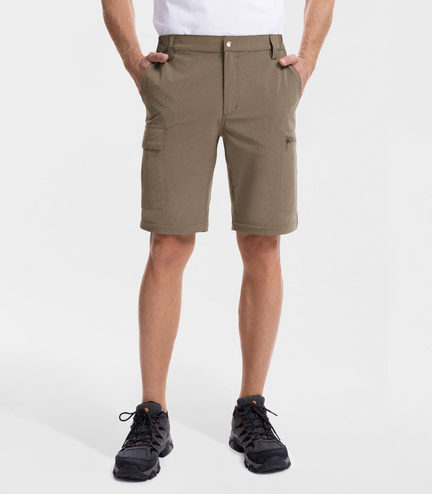 Pantalon de randonnée convertible pour hommes Pantalon cargo à séchage rapide - HikerFlex M015