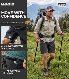 Men's Cargo Hiking Shorts - TrailPioneer M066