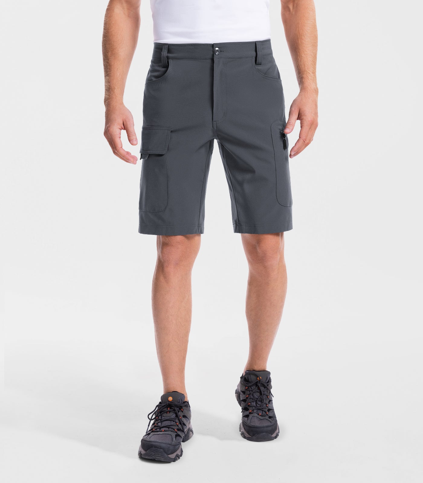 Men's Cargo Hiking Shorts Lightweight Water Resistant - TrailPioneer M026