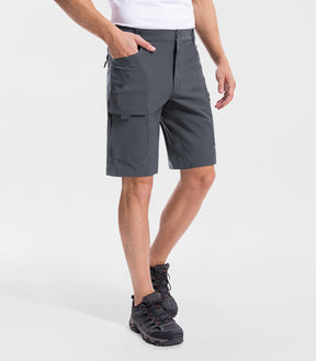 Men's Cargo Hiking Shorts Lightweight Water Resistant - TrailPioneer M026