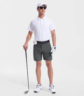 Men's Golf Dress Casual Shorts 7" 10" Quick Dry - SwingLuxe M032