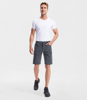 Men's Cargo Hiking Shorts Lightweight Water Resistant - TrailPioneer M026