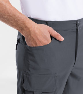Men's Cargo Hiking Shorts Lightweight Water Resistant - TrailPioneer M026