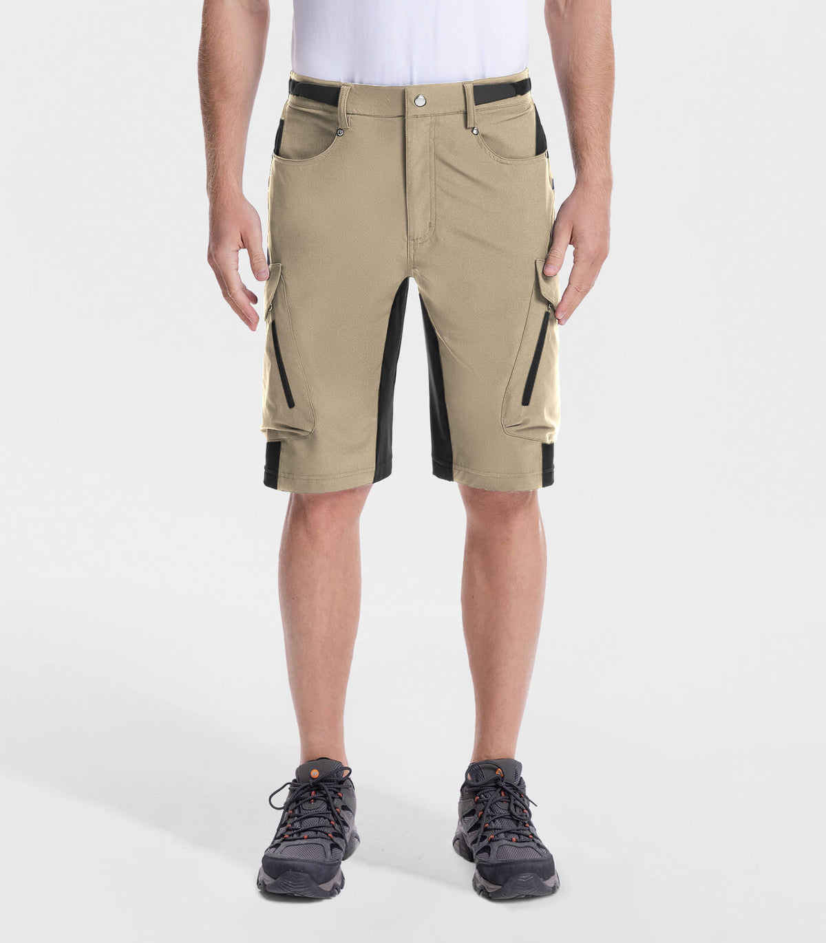 Men's Outdoor Quick Dry Lightweight Stretchy Shorts for Hiking #Color_fossil