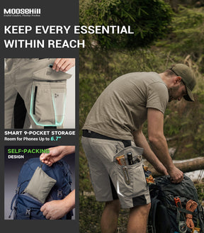 Men's Cargo Hiking Shorts - TrailPioneer M066